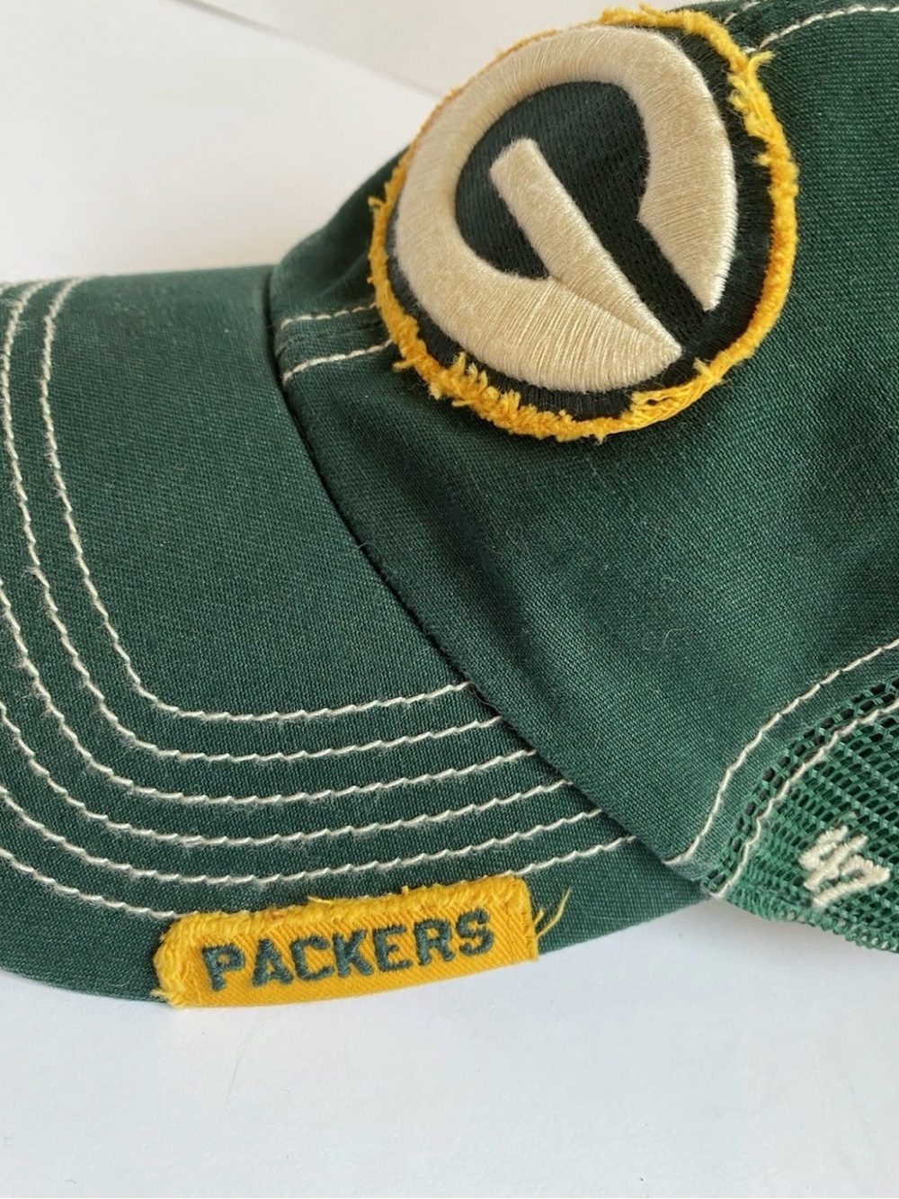 Green Bay Packers Green Distressed Cap - Picture 2 of 8
